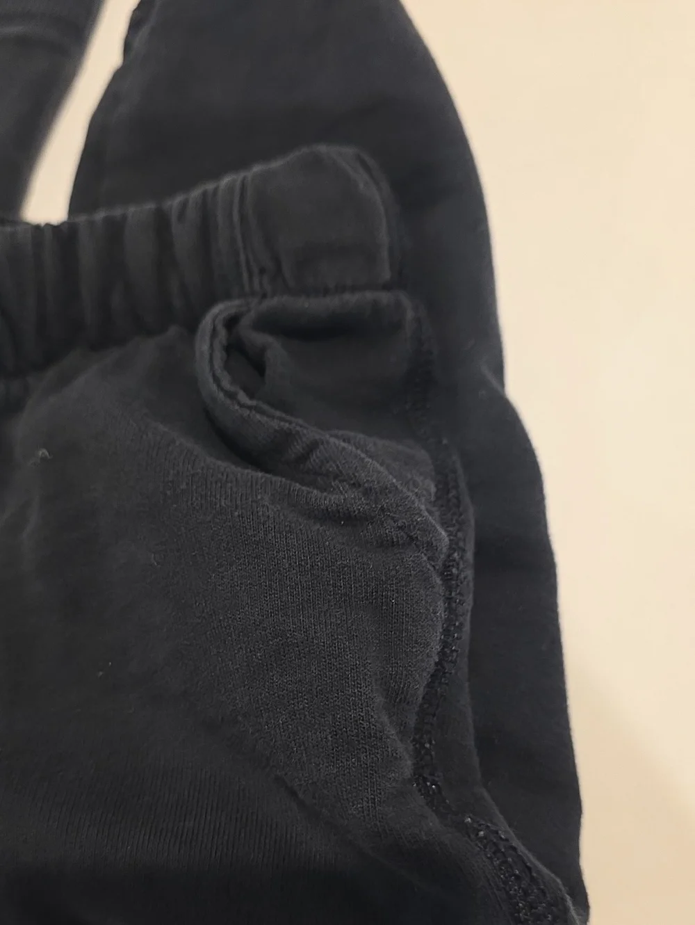 Carter's Black Jogger Shorts with White Drawstring Size 3t 3